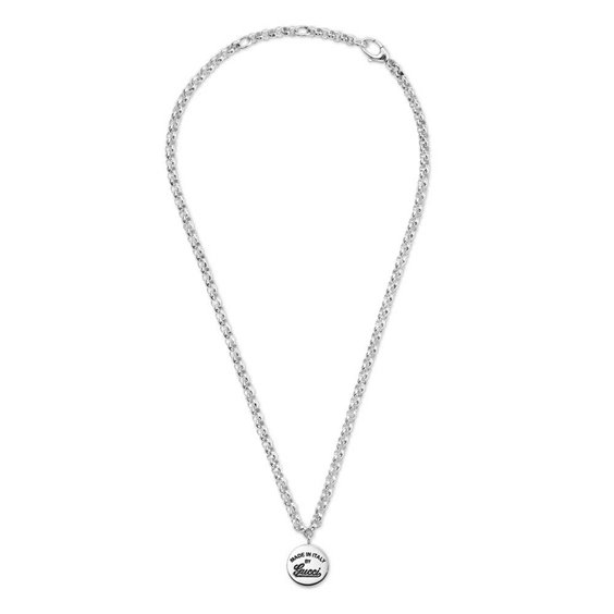 Collana Gucci Uomo Gucci Crafts in Argento YBB31109500100U - YBB31109500100U